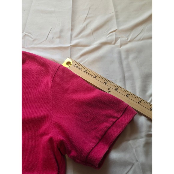White Stag Ladies Polo Shirt Medium Magenta Fire Cotton Casual Short Sleeve - Picture 4 of 6